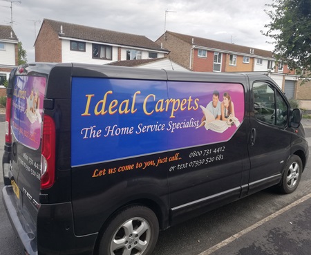 Mobile Carpet Showroom Service in Hertfordshire